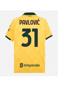 AC Milan Strahinja Pavlovic #31 Fotballdrakt Tredje Klær 2025-26 Korte ermer